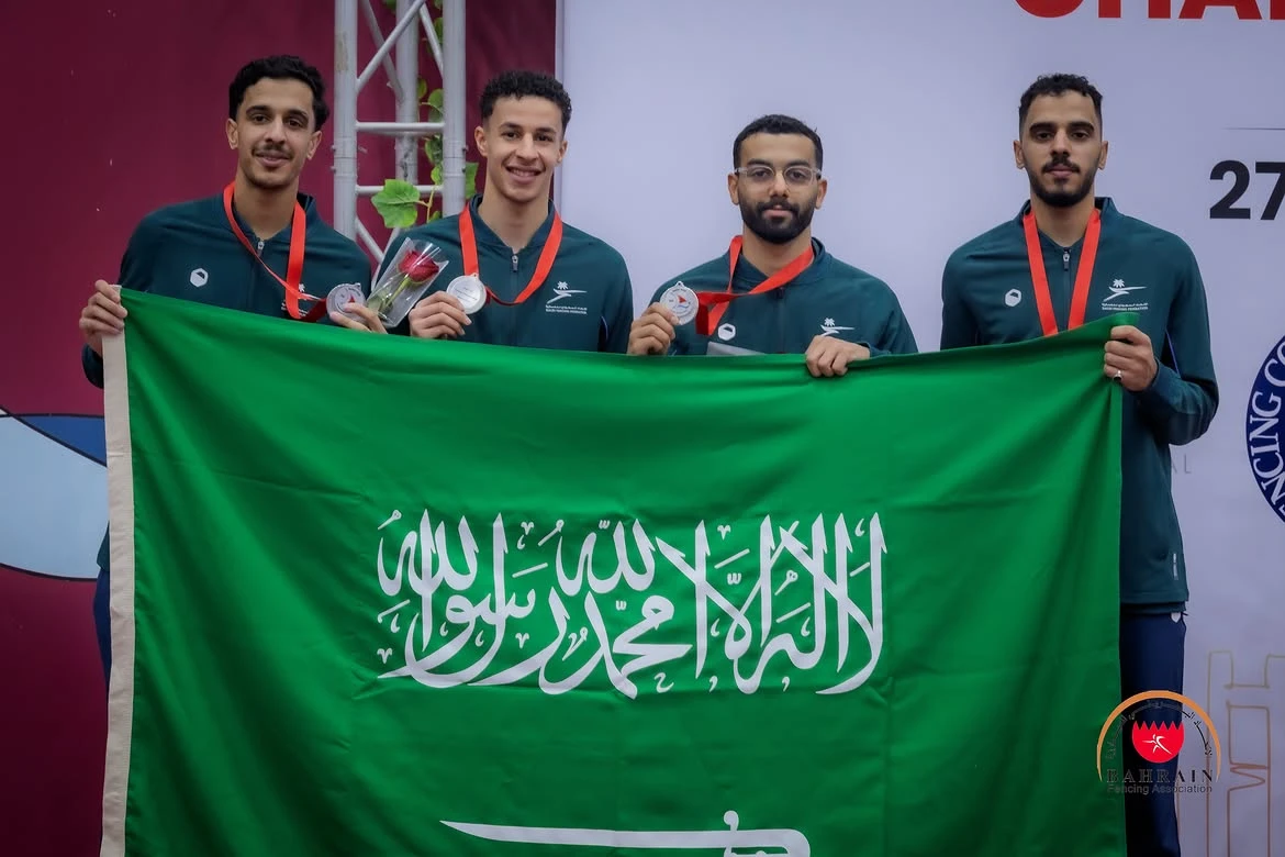 الأخضر يحصد فضية آسيا للمبارزة تحت 23 عاماً في البحرين