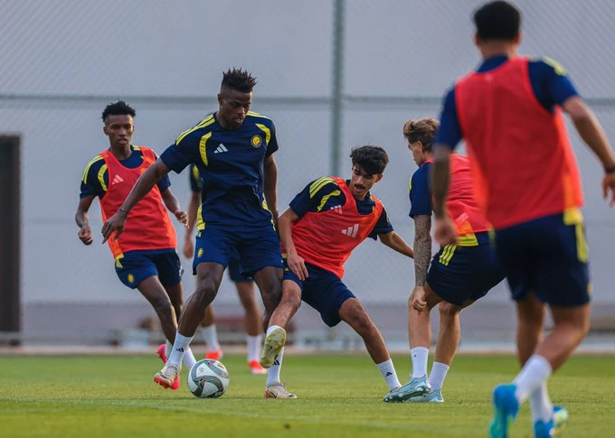 النصر يواصل تدريباته في معسكره بأبها