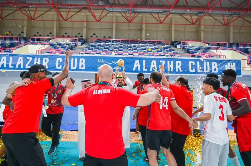 الوحدة يصعد إلى دوري الدرجة الأولى لكرة الطائرة