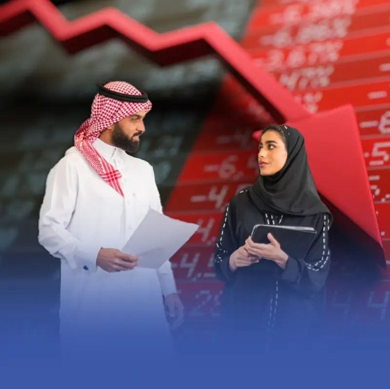 "تاسي" يتراجع 1.1% بتداولات 6.7 مليار ريال