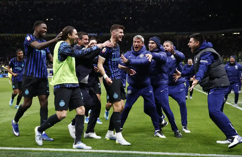 ريمونتادا مثيرة تقود إنتر ميلان إلى نهائي كأس إيطاليا