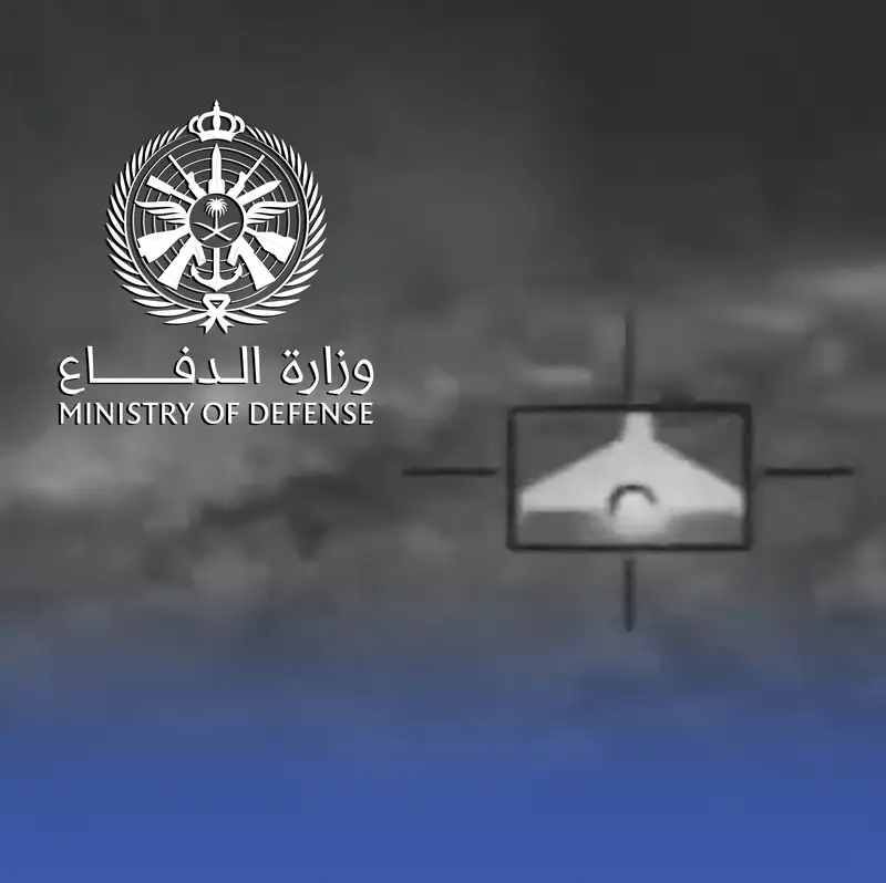 مشاهد لاعتراض وتدمير مسيّرات استهدفت المملكة
