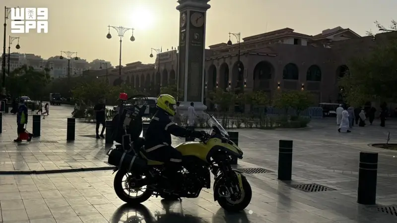 جولات رقابية للدفاع المدني بمحيط المسجد النبوي