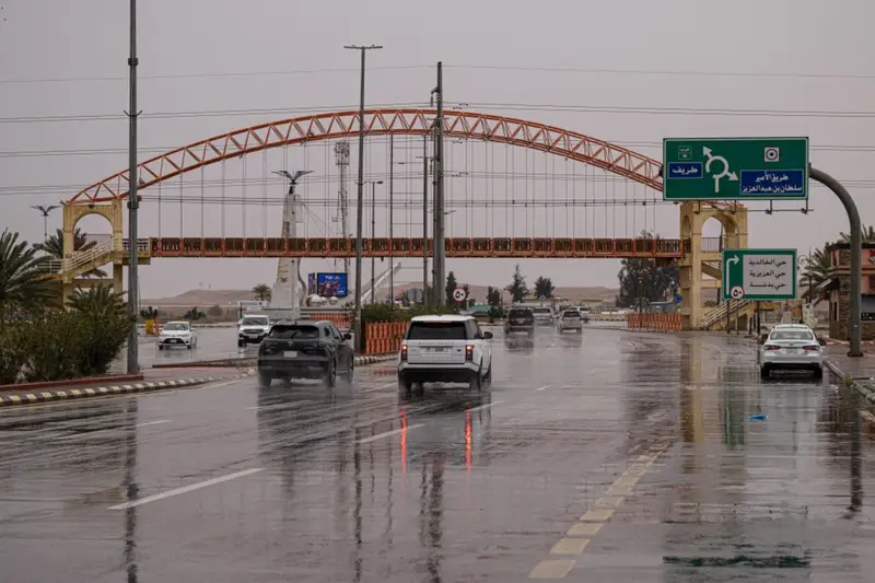 طريف الأعلى تسجيلاً لكمية الأمطار بـ21.4 ملم