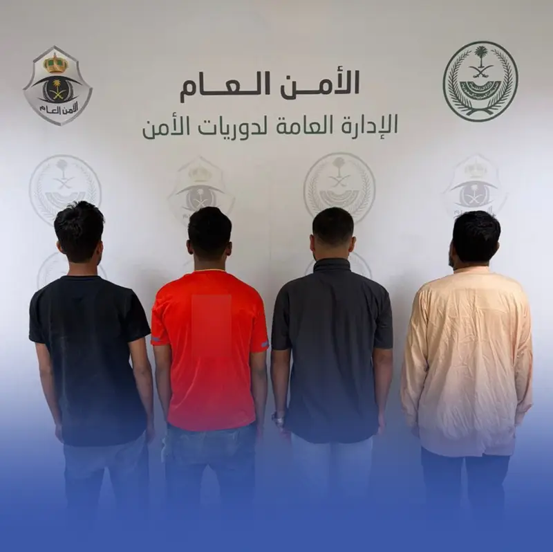 دوريات الأمن تضبط 4 مقيمين لممارستهم التسول بالرياض