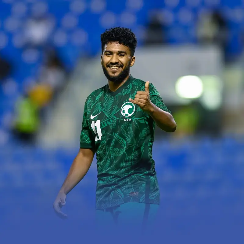 خالد الغنام.. هداف السعوديين يطرق باب الأخضر بقوة في مونديال 2026