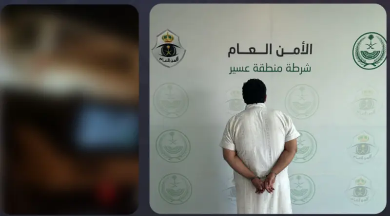 القبض على مواطن تعمد الاصطدام بمركبة أمنية متوقفة بعسير
