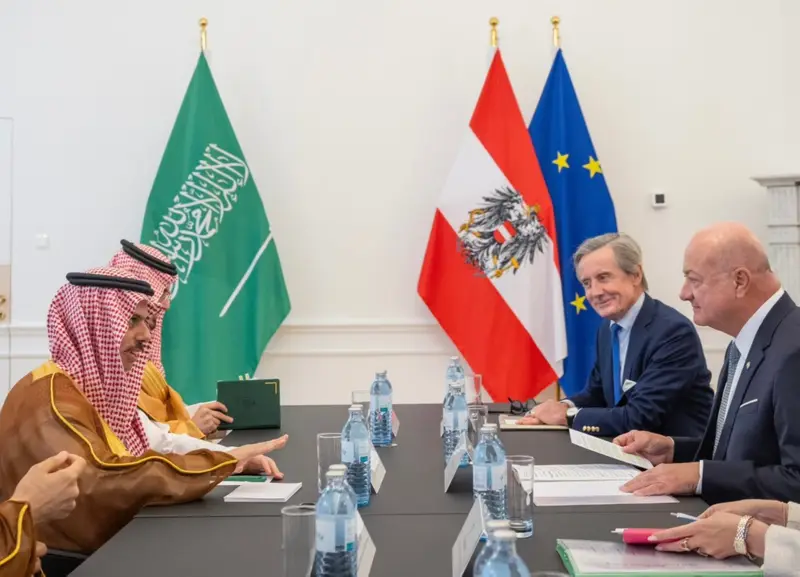 وزير الخارجية يبحث مع مستشار النمسا القضايا الإقليمية والدولية