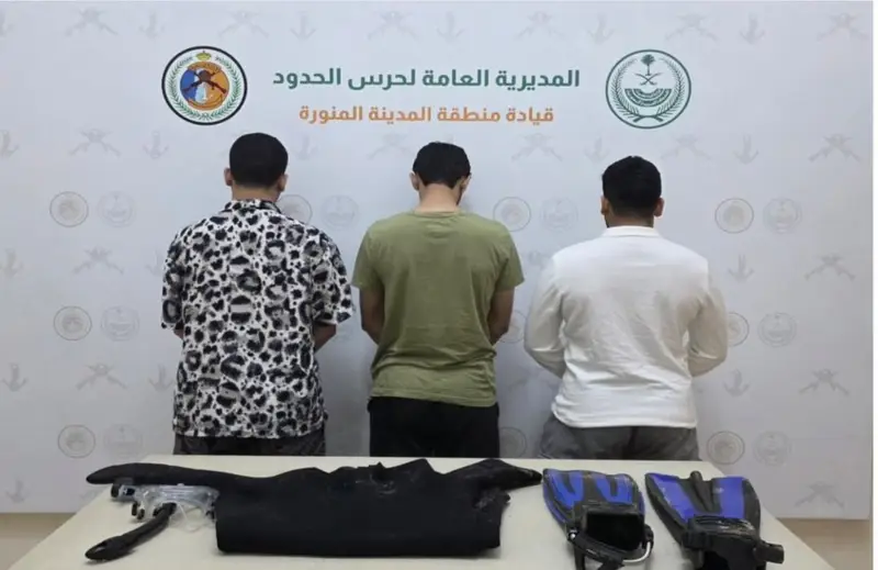 ضبط 3 مخالفين للصيد دون تصريح في ينبع