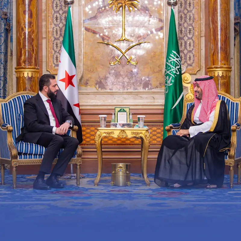 ولي العهد والرئيس السوري يبحثان المستجدات في المنطقة