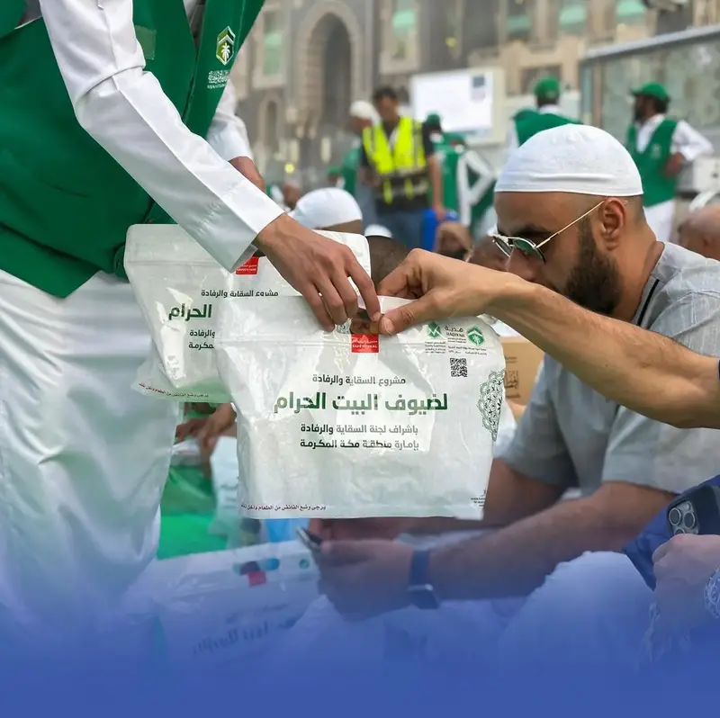 تقديم 34 مليون وجبة لضيوف الرحمن بالحرمين في رمضان