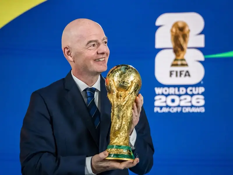 رئيس الفيفا يعقد مؤتمرًا صحفيًا عشية افتتاح كأس العالم 2026