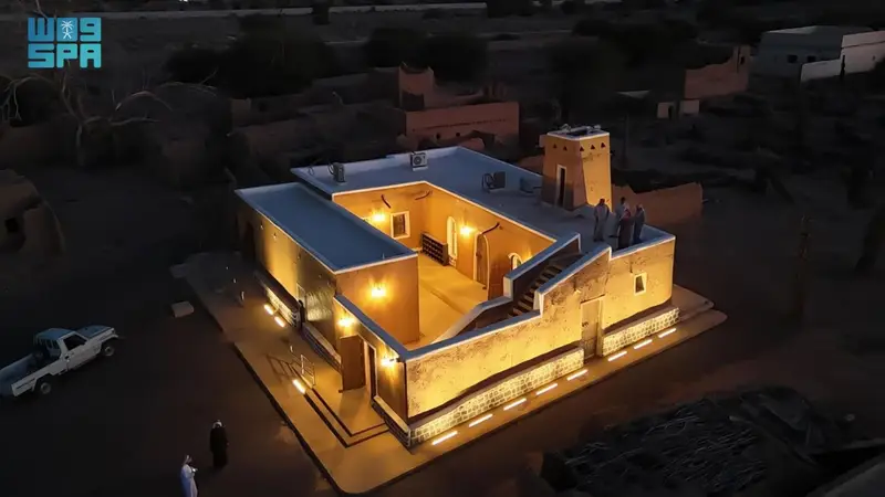 مسجد القلعة بالحناكية يستعيد بريقه التاريخي