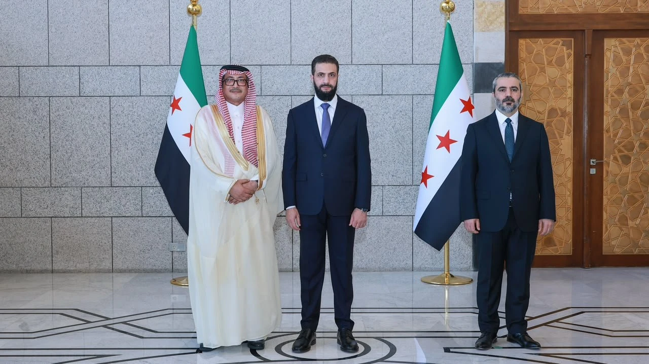 السفير العنزي يقدم أوراق اعتماده لرئيس سوريا