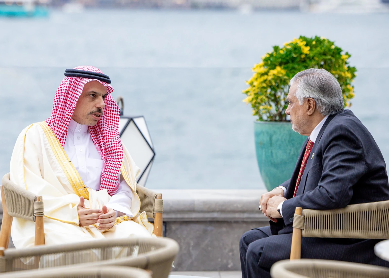 وزير الخارجية ونظيره الباكستاني يبحثان الأوضاع الإقليمية