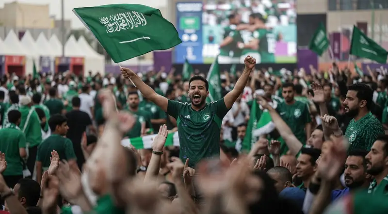 أمانات المناطق تهيئ الحدائق والساحات لدعم الأخضر أمام إسبانيا