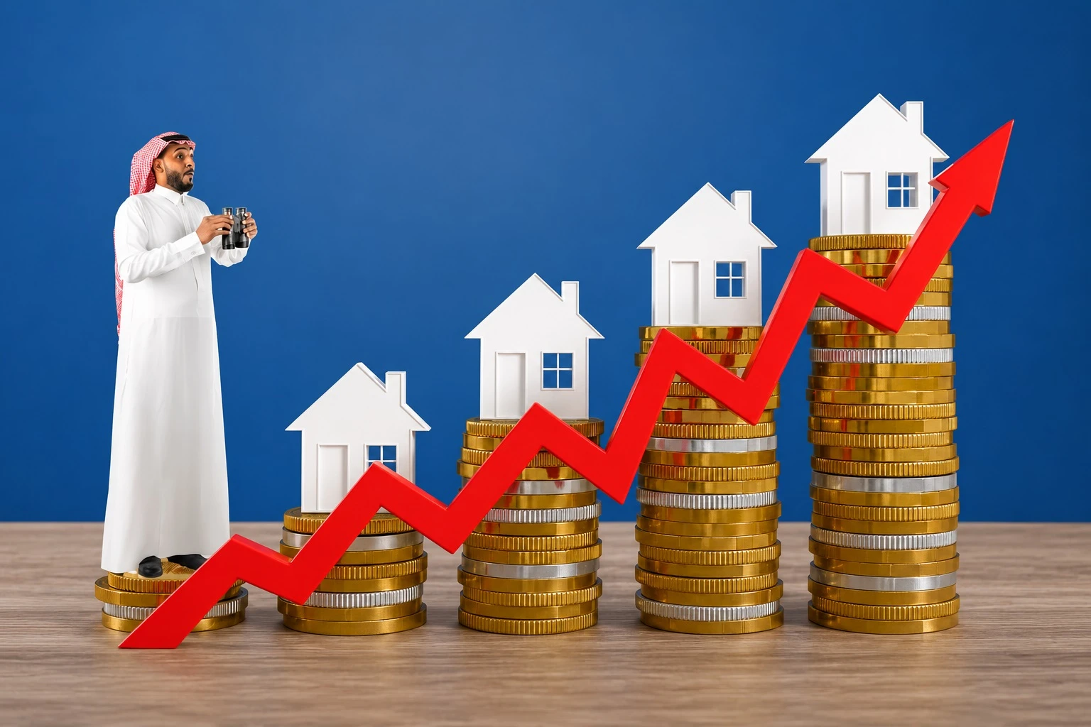 ارتفاع متوسط سعر بيع العقارات بنسبة 47%