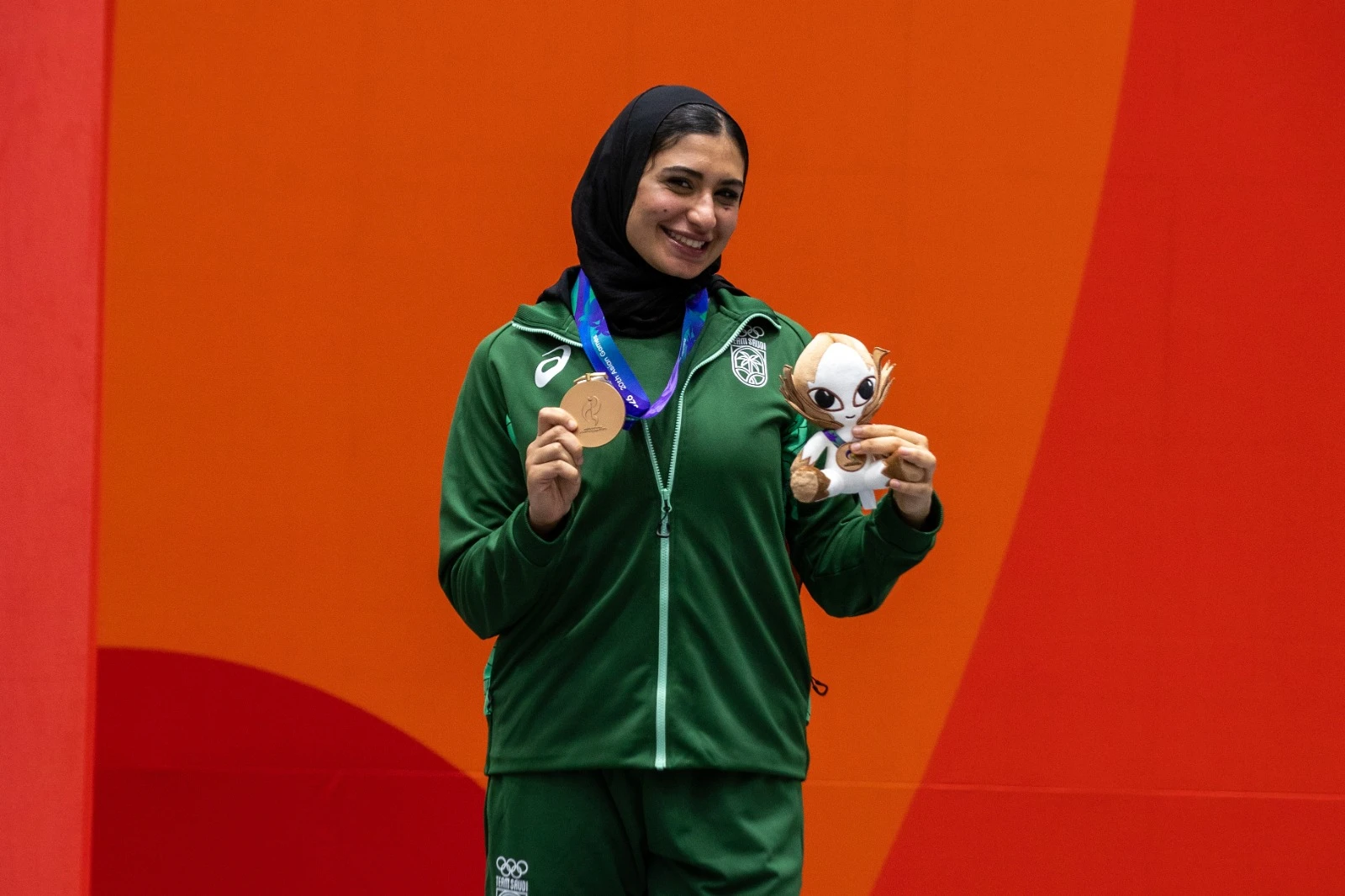 دينا تنتزع أول ميدالية نسائية سعودية في الآسياد الآسيوية