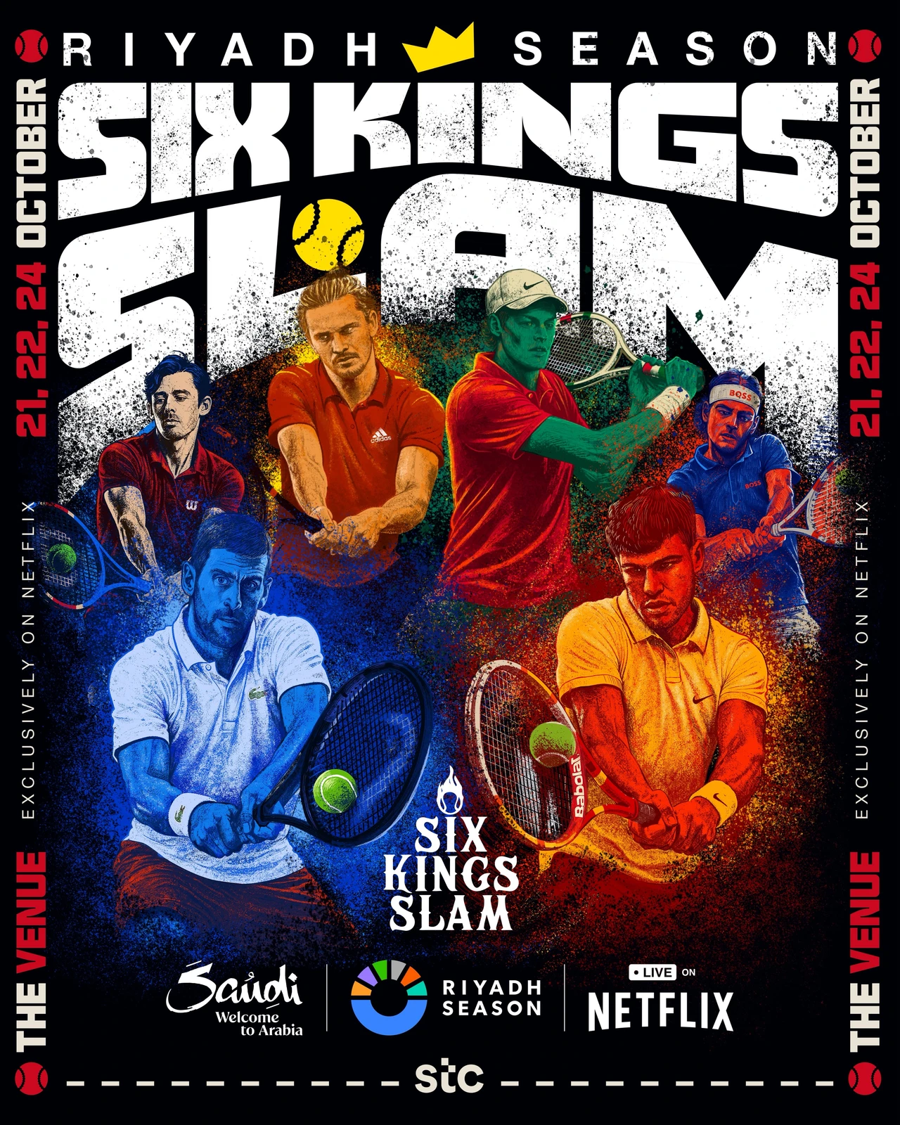 تركي آل الشيخ يعلن إقامة بطولة "Six Kings Slam" ضمن موسم الرياض