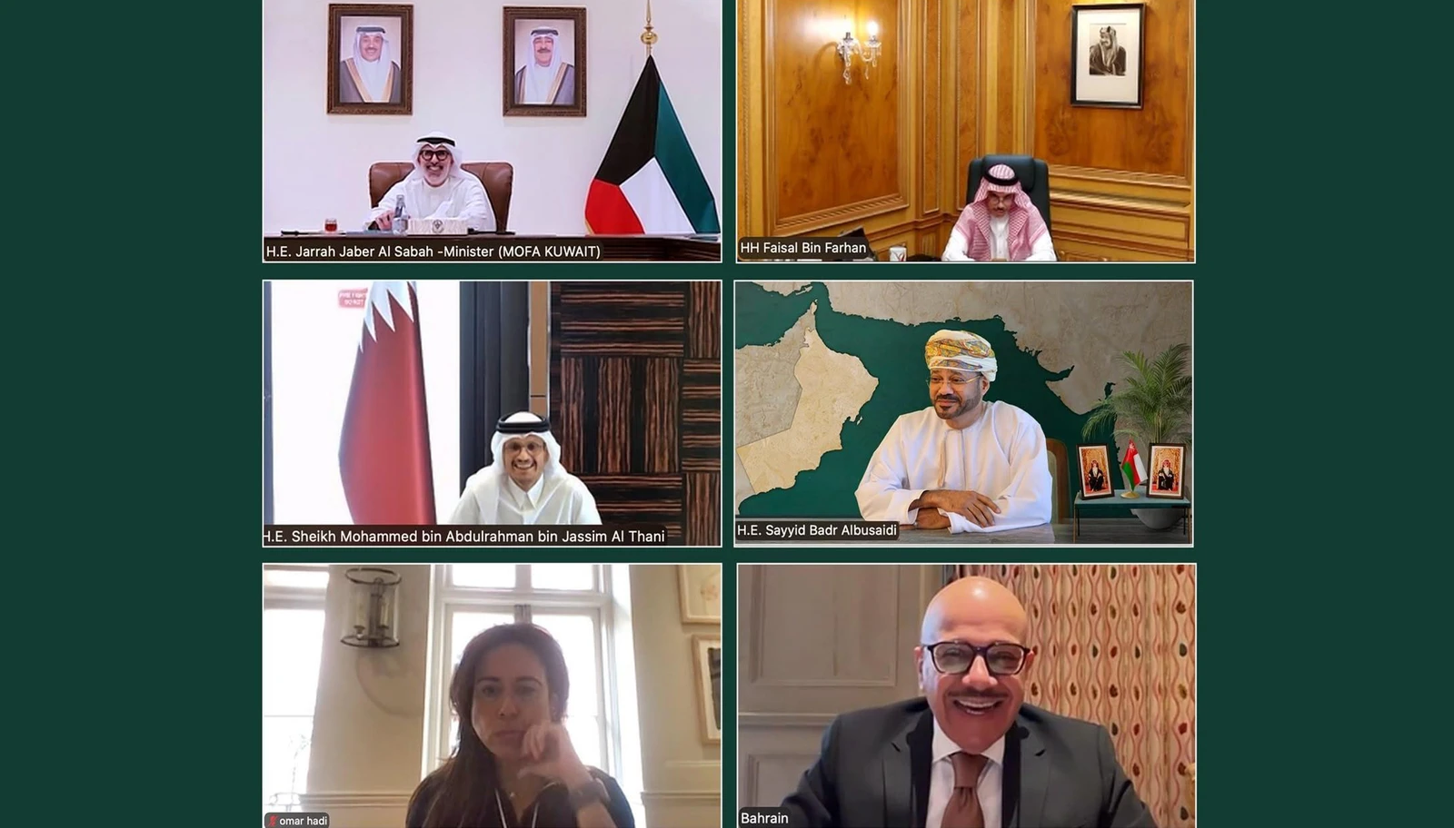 وزراء خارجية الخليج يناقشون تطورات المنطقة ومستجدات المفاوضات الجارية