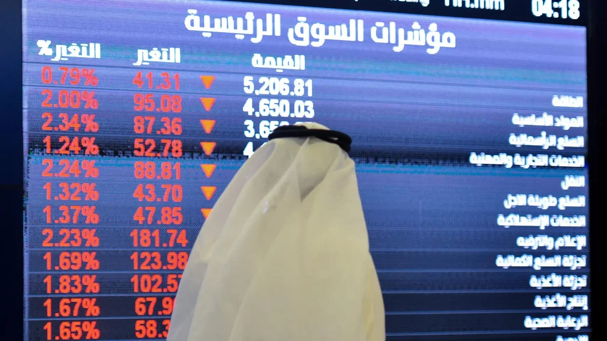 سوق الأسهم يتراجع 37 نقطة بتداولات 2.3 مليار ريال