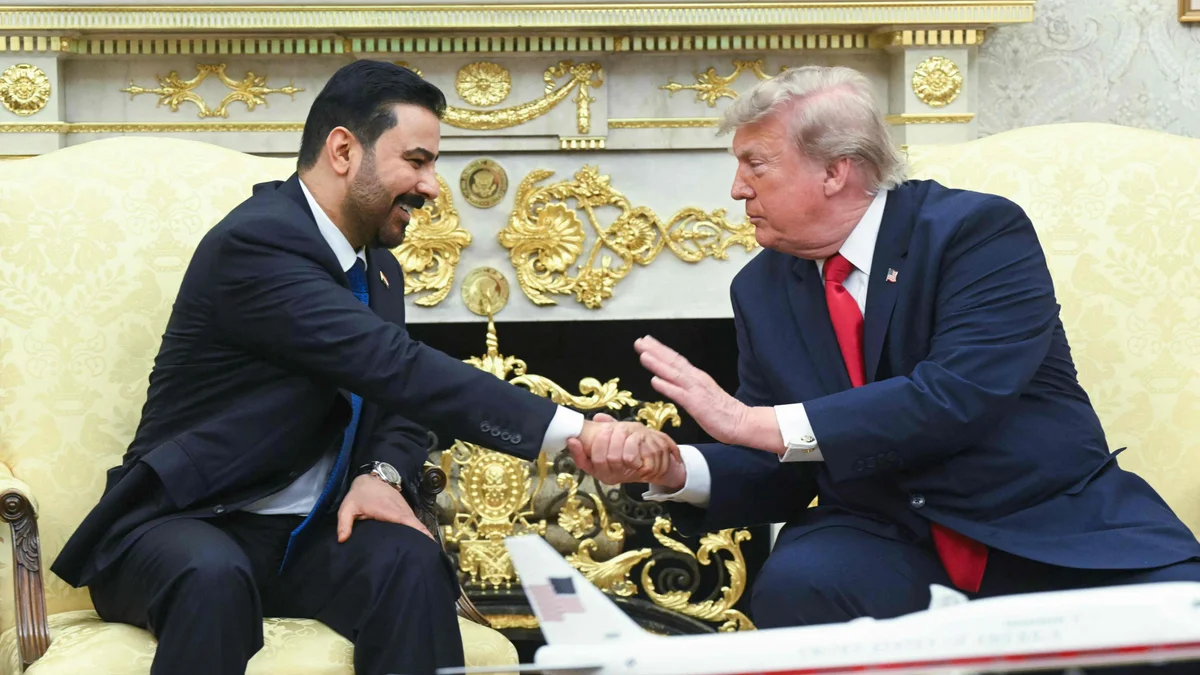 ترامب يلتقي الزيدي ويلمّح لصفقات نفطية مع العراق