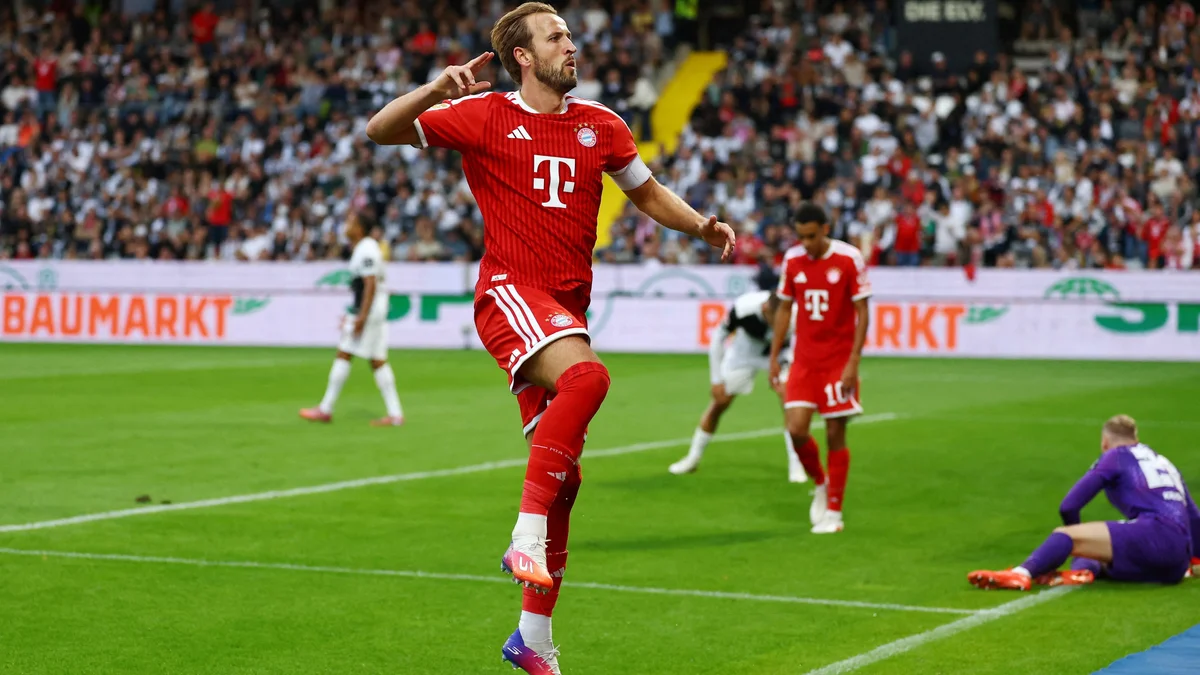 هاري كين ينقذ بايرن ميونيخ من فخ إلفرسبرغ في الدوري الألماني