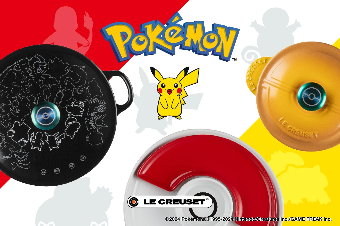 ポケモンがル・クルーゼとキッチンウェア・コレクションを発売