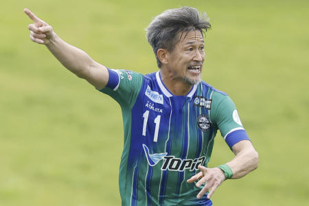 日本人フォワード「キング・カズ」が58歳に。プロサッカー選手として40