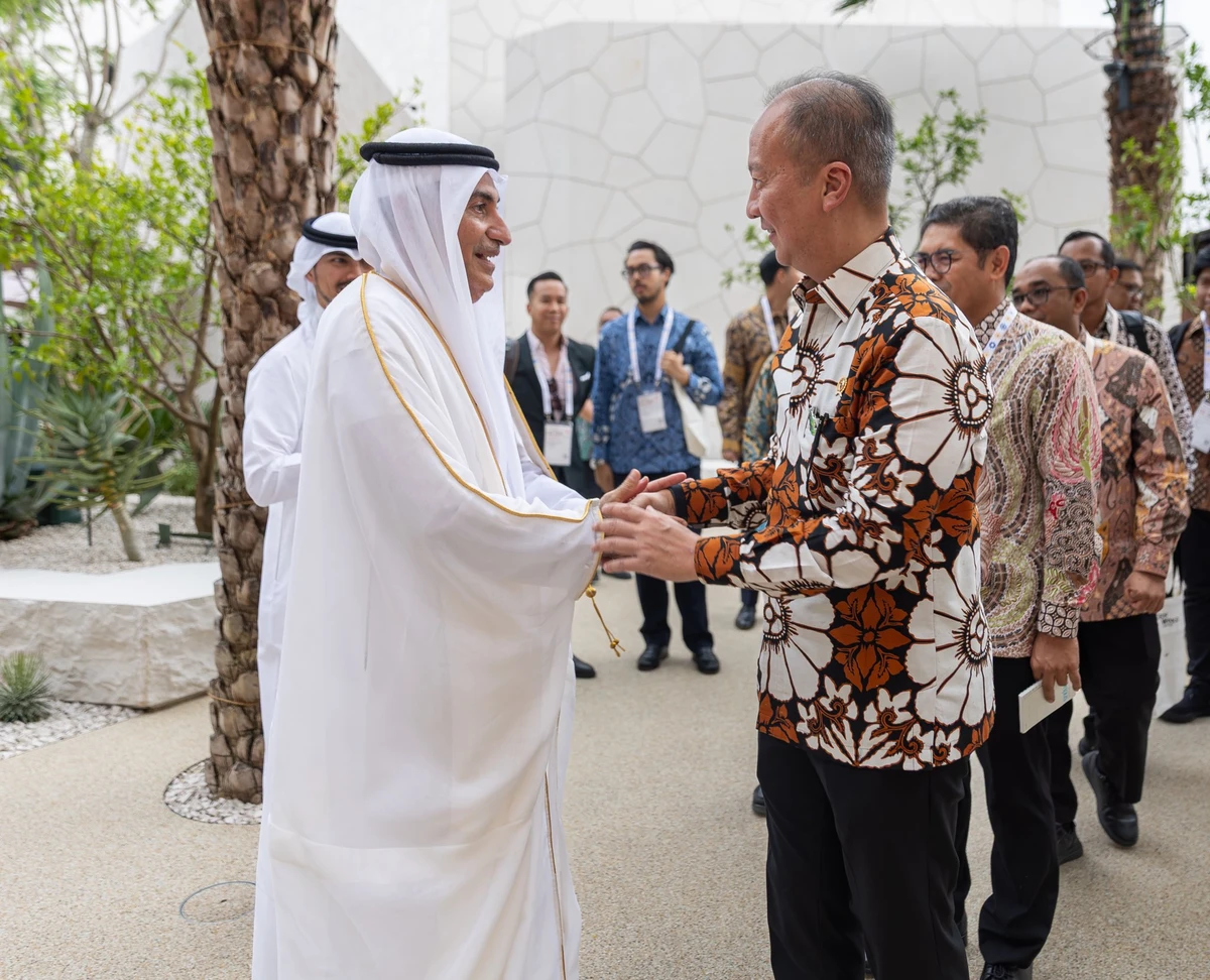 インドネシアの産業大臣が、2025年万博のサウジアラビアパビリオンを訪問