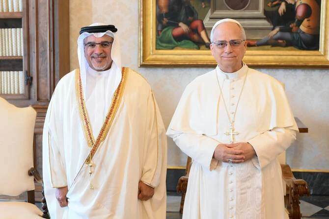 バーレーン皇太子とローマ教皇レオ14世、文化間の対話について議論