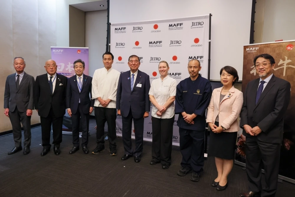 石破茂首相、「テイスト・オブ・ジャパン」プロモーションイベントにて:ニューヨークでの "A Culinary Journey"。 (写真:内閣広報室)