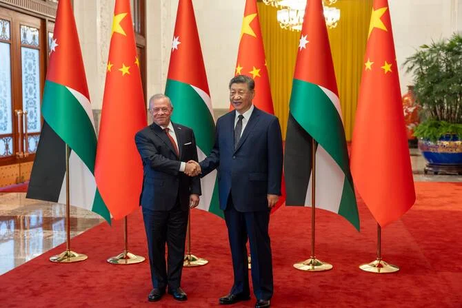 ヨルダンと中国の指導者、パレスチナ・イスラエル紛争解決の「唯一の道