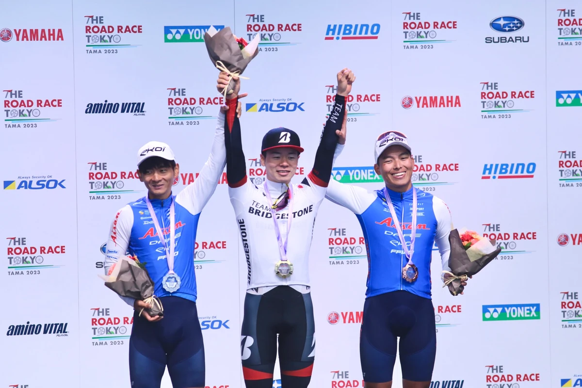 Kojima wins Road Race in western Tokyo