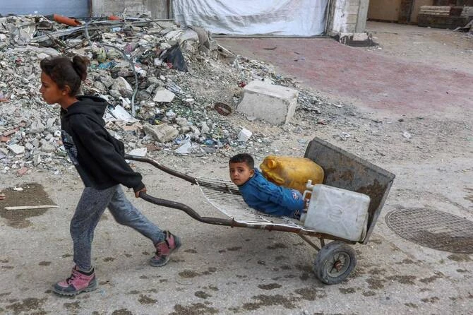 The humanitarian crisis in the besieged Gaza Strip has worsened significantly since Israel blocked all aid from entering the territory on March 2, days before resuming its military campaign following the collapse of a ceasefire. (AFP)