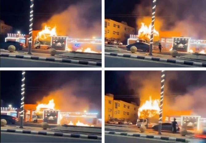 Gas station blaze hero awarded bravery medal and SR1 million by King Salman