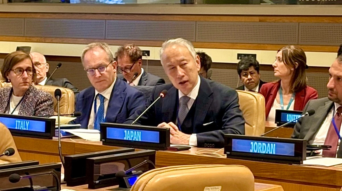 Japan’s Gaza Reconstruction envoy Okubo coordinates efforts in New York