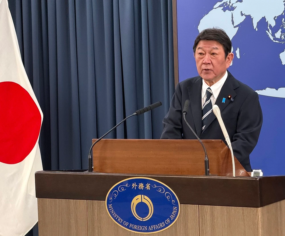 Foreign Minister Motegi outlines Japan’s diplomatic strategy