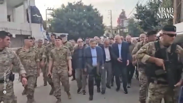 Lebanese President Aoun makes surprise visit to Nabatiyeh