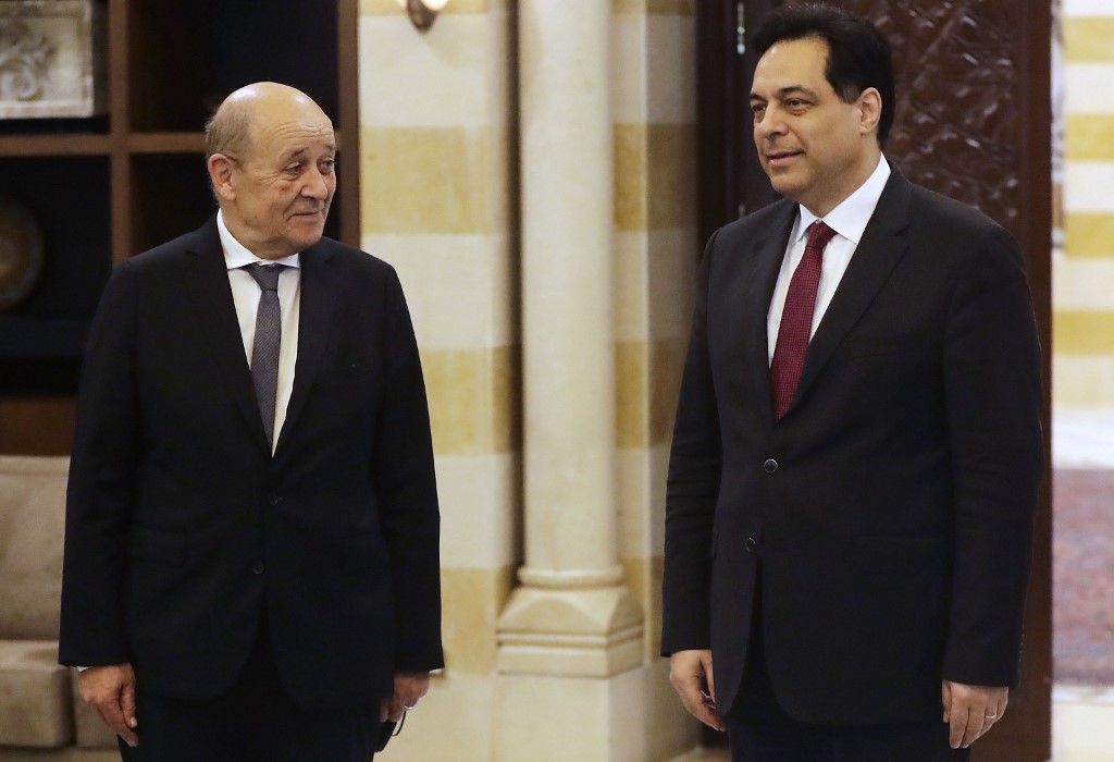 Liban: Diab salue les « relations profondes » entre la France et le Pays du Cèdre