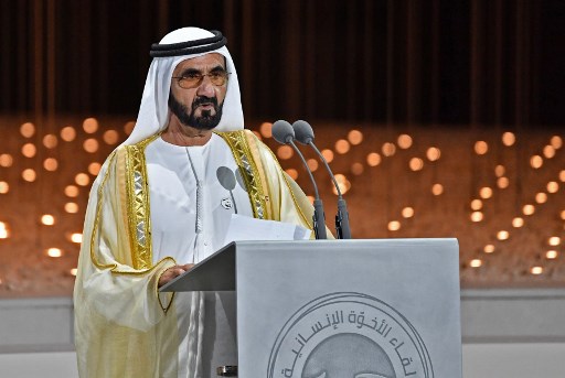 Cheikh Mohammed Bin Rashid Al Maktoum, vice-président et Premier ministre des EAU, Emir de Dubaï et ministre de la Défense (Vincenzo PINTO/AFP)e