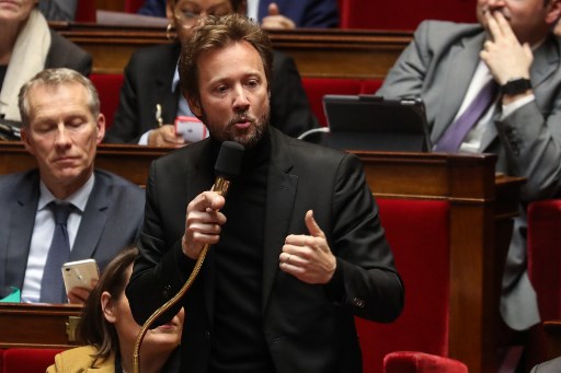 Boris Vallaud à l'Assemblée nationale à Paris. (AFP)