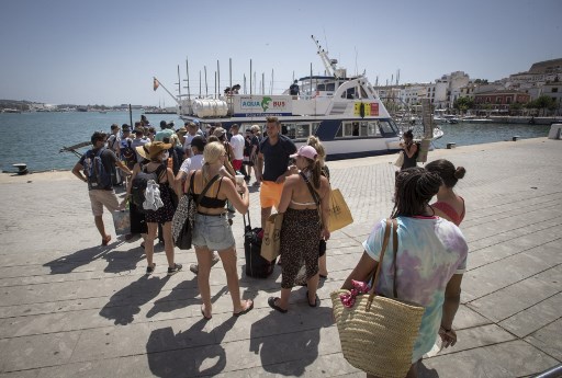 Touristes en Espagne. (AFP)