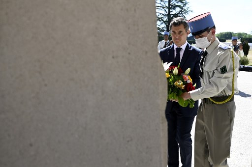Darmanin rend hommage aux combattants musulmans morts pour la France