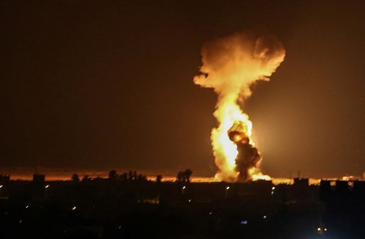 Frappes israéliennes sur Gaza après des tirs de ballons incendiaires