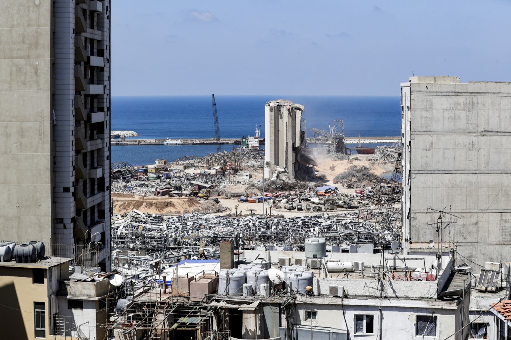 L'explosion a ravagé des pans entiers de la ville de Beyrouth. (Anwar AMRO/AFP)