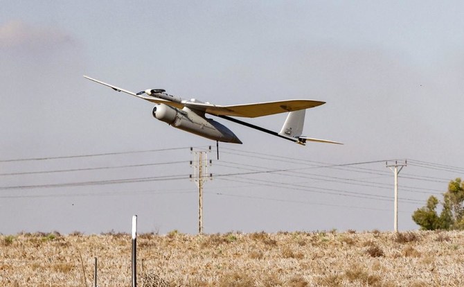 Décollage d'un drone de surveillance de l'armée israélienne non loin de la Bande de Gaza le 21 août (Fichier/AFP)