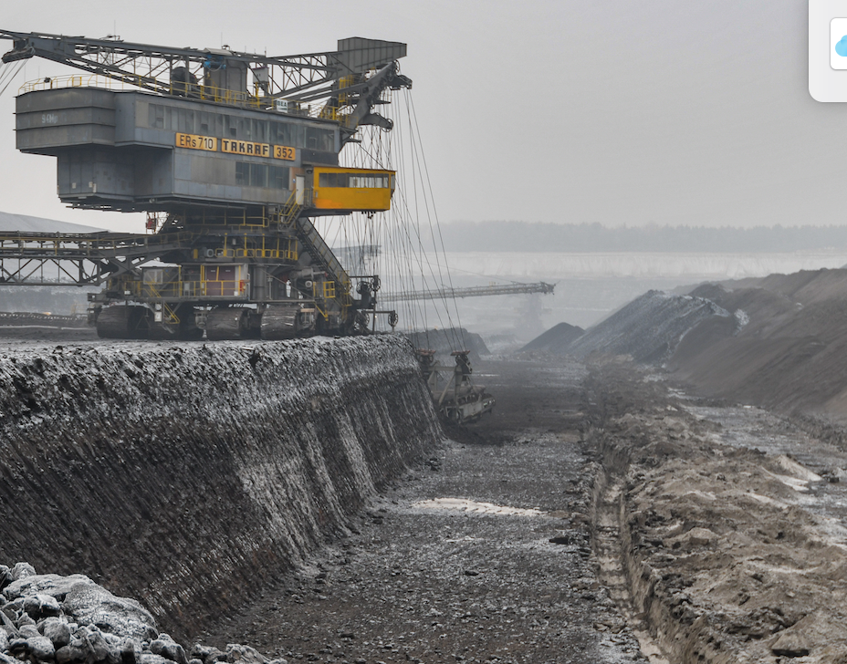 Site d'extraction minière (Patrick Pleul/AFP)