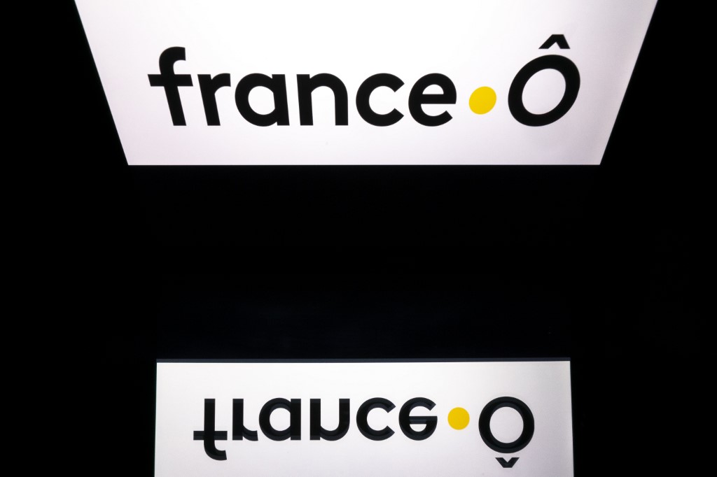Logo de la chaîne française d'Outre-Mer (Lionel Bonaventure/AFP)