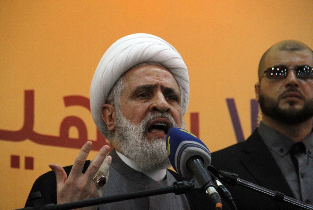Le numéro deux du Hezbollah, le cheikh Naïm Kassem (Photo, STRINGER/AFP).